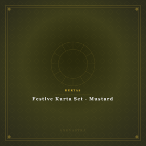 Festive Kurta Set - Mustard