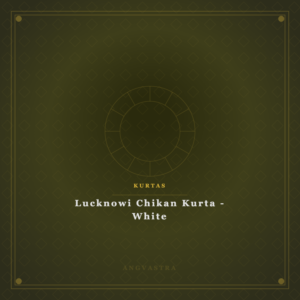 Lucknowi Chikan Kurta - White