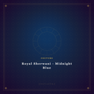 Royal Sherwani - Midnight Blue