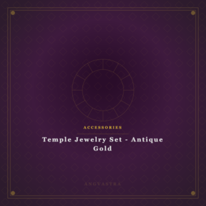 Temple Jewelry Set - Antique Gold